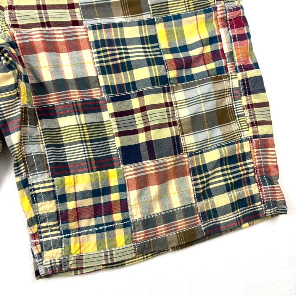 American Eagle Multicolor Patchwork Plaid 100% Co… - image 5